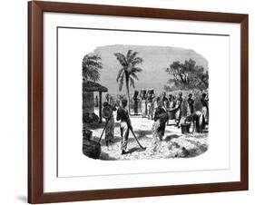 A Cotton Plantation, C1880-null-Framed Giclee Print