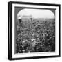 A Cotton Plantation, Rome, Georgia, USA, 1898-BL Singley-Framed Photographic Print