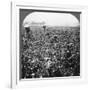 A Cotton Plantation, Rome, Georgia, USA, 1898-BL Singley-Framed Photographic Print