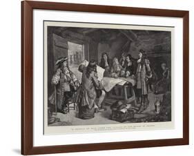 A Council of War after the Landing of the Prince of Orange-Henry Gillard Glindoni-Framed Giclee Print