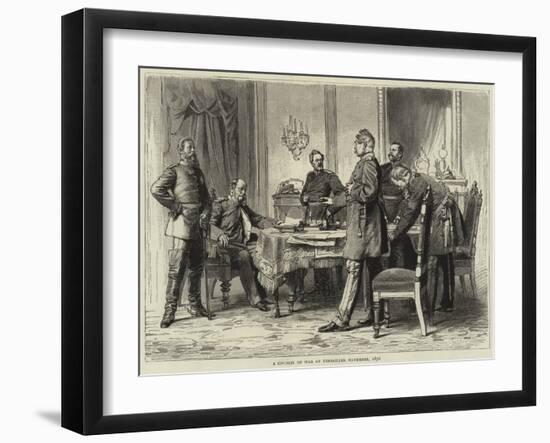 A Council of War at Versailles, November 1870-null-Framed Giclee Print