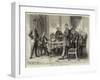 A Council of War at Versailles, November 1870-null-Framed Giclee Print