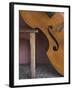 A Counterbass Leaning Against a Wooden Table, Trinidad, Sancti Spiritus Province, West Indies-Eitan Simanor-Framed Photographic Print