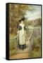 A Country Beauty-Charles Edward Wilson-Framed Stretched Canvas