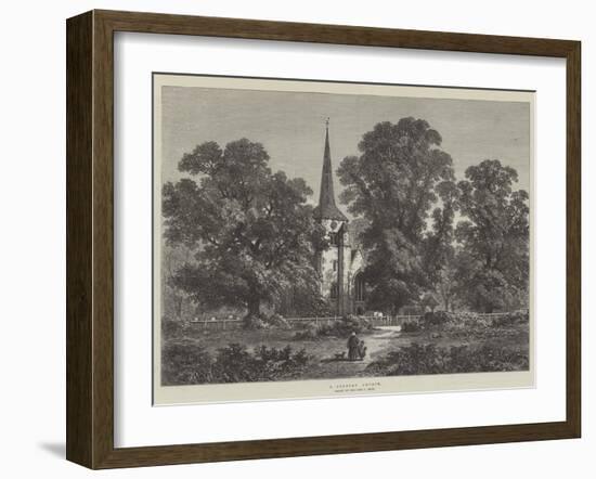 A Country Church-Samuel Read-Framed Giclee Print