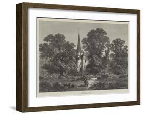 A Country Church-Samuel Read-Framed Giclee Print