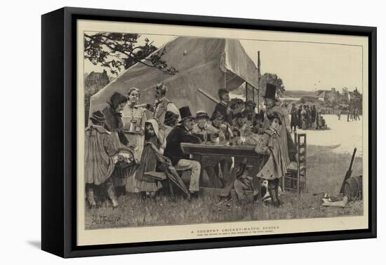 A Country Cricket-Match, Sussex-John Robertson Reid-Framed Stretched Canvas