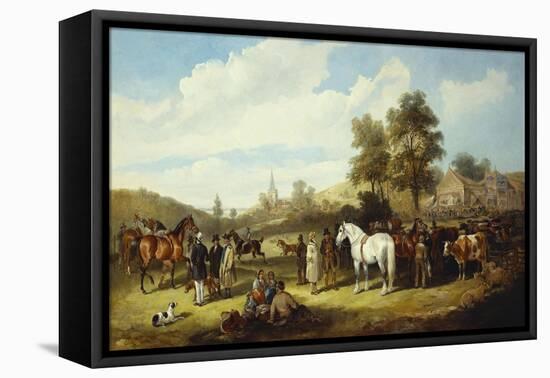 A Country Fair-Charles Waller Shayer-Framed Stretched Canvas