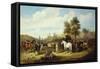 A Country Fair-Charles Waller Shayer-Framed Stretched Canvas
