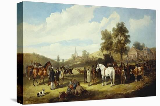 A Country Fair-Charles Waller Shayer-Stretched Canvas