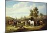 A Country Fair-Charles Waller Shayer-Mounted Giclee Print