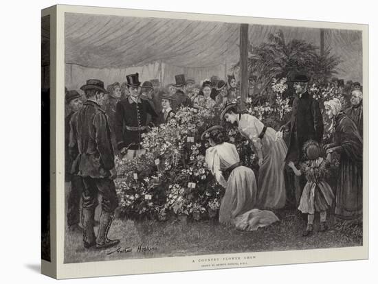 A Country Flower Show-Arthur Hopkins-Stretched Canvas