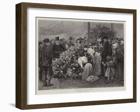 A Country Flower Show-Arthur Hopkins-Framed Giclee Print