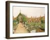 A Country Garden at Bray, Berkshire-Thomas Nicholson Tyndale-Framed Giclee Print