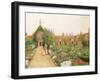 A Country Garden at Bray, Berkshire-Thomas Nicholson Tyndale-Framed Giclee Print