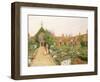 A Country Garden at Bray, Berkshire-Thomas Nicholson Tyndale-Framed Giclee Print