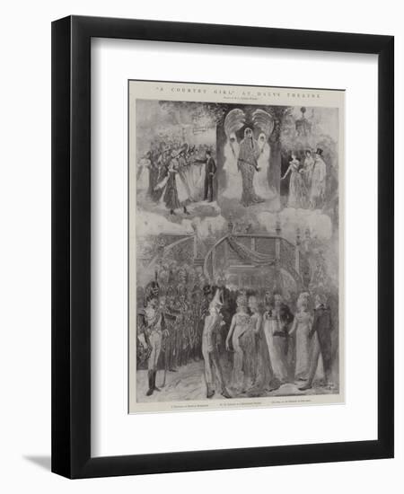 A Country Girl, at Daly's Theatre-Henry Charles Seppings Wright-Framed Giclee Print