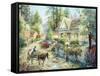 A Country Greeting-Nicky Boehme-Framed Stretched Canvas