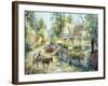 A Country Greeting-Nicky Boehme-Framed Giclee Print