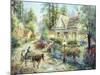 A Country Greeting-Nicky Boehme-Mounted Giclee Print