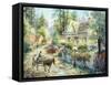 A Country Greeting-Nicky Boehme-Framed Stretched Canvas