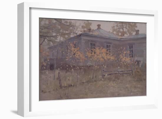 A Country House in Autumn, 1902-Jakov Jakovlevich Kalinichenko-Framed Giclee Print