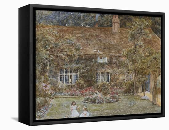 A Country House-Helen Allingham-Framed Stretched Canvas