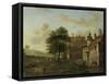 A Country House-Jan Van Der Heyden-Framed Stretched Canvas