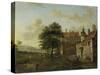 A Country House-Jan Van Der Heyden-Stretched Canvas