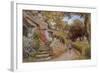 A Country Lane (W/C on Paper)-Arthur Claude Strachan-Framed Giclee Print