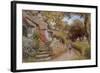 A Country Lane (W/C on Paper)-Arthur Claude Strachan-Framed Giclee Print