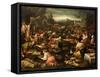 A Country Market-Jacopo Bassano-Framed Stretched Canvas