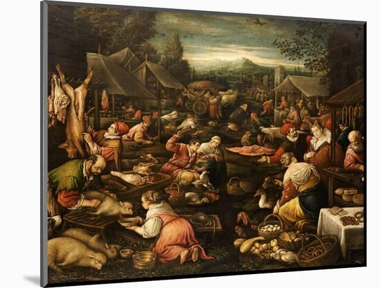 A Country Market-Jacopo Bassano-Mounted Giclee Print