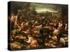 A Country Market-Jacopo Bassano-Stretched Canvas