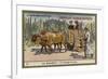 A Country Ox Cart, Mexico-null-Framed Giclee Print