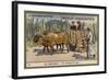 A Country Ox Cart, Mexico-null-Framed Giclee Print