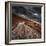 A Country Road in Field with Stormy Sky Above, Tuscany, Italy-null-Framed Photographic Print