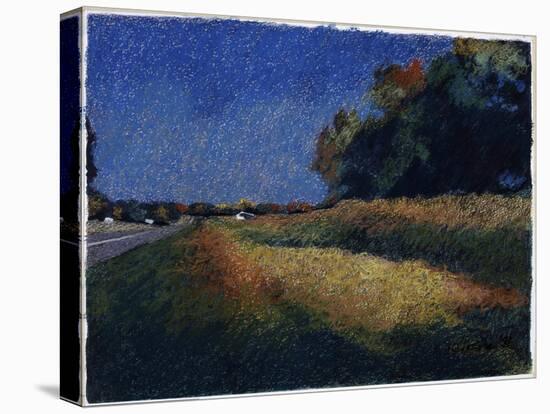 A Country Road in North Alabama-Helen J. Vaughn-Stretched Canvas