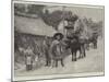 A Country Roadside Scene in Japan-null-Mounted Giclee Print