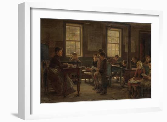 A Country School, 1890-Edward Lamson Henry-Framed Giclee Print
