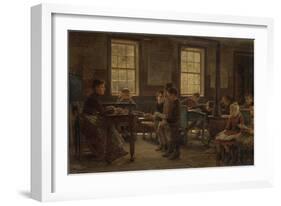A Country School, 1890-Edward Lamson Henry-Framed Giclee Print