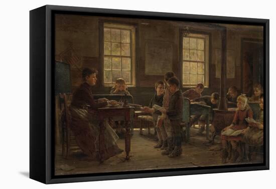 A Country School, 1890-Edward Lamson Henry-Framed Stretched Canvas