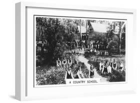 A Country School, Australia, 1928-null-Framed Giclee Print