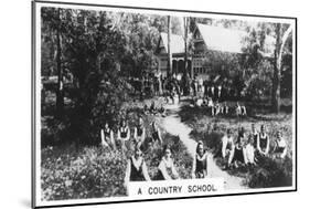 A Country School, Australia, 1928-null-Mounted Giclee Print