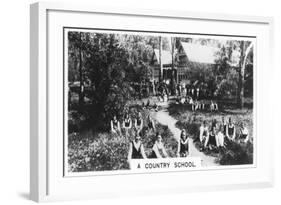 A Country School, Australia, 1928-null-Framed Giclee Print