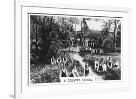 A Country School, Australia, 1928-null-Framed Giclee Print