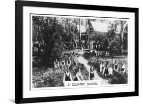 A Country School, Australia, 1928-null-Framed Giclee Print