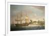 A Country Ship on the Hoogly Near Calcutta-Thomas Whitcombe-Framed Giclee Print