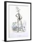 A Country Stroller, from 'L'Empire Des Legumes, Memoires De Curcurbitus'-Amedee Varin-Framed Giclee Print