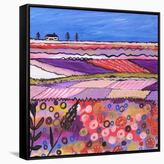 A Country View-Caroline Duncan-Framed Stretched Canvas